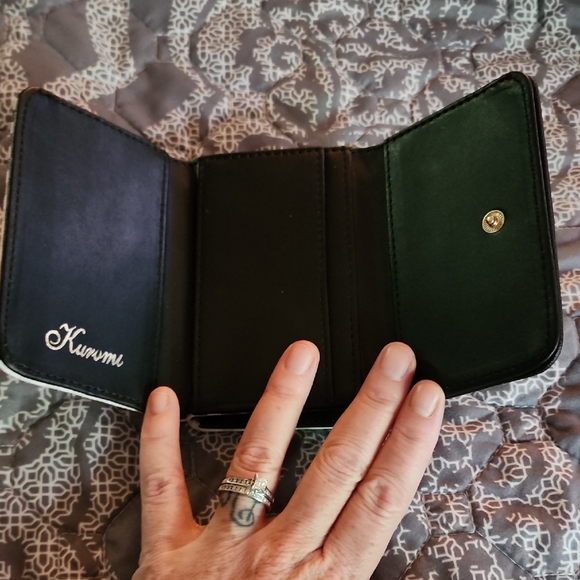 Black and White Kuromi Wallet - Picture 3 of 3